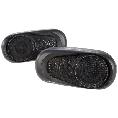 Obrázek Pioneer TS X150 3cestný vestavěný reproduktor (60 W), koaxiální reproduktory, jmenovitý výstupní výkon 20 W, 88 dB, 300 x 111 166 mm, 2 černý