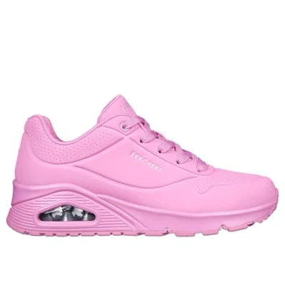 Obrázek Skechers Dámské UNO Stand On Air Sneakers, Růžová Durabuck Mesh