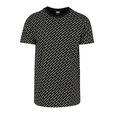 Obrázek Urban Classics Allover LOGO TEE Triko s potiskem, Muži, Velikost: Medium, Black