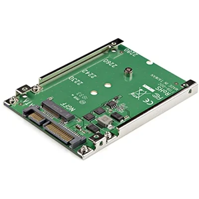 Obrázek StarTech.com M.2 SATA SSD na 2,5palcový adaptér, NGFF SATA, M2 adaptér pevného disku, není kompatibilní s NVMe