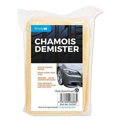 Obrázek Einfach cle007 Car Wash Reinigen &amp; trockene, natürliche chamois Schwamm, waschbar und wiederverwendbar, saugstark Weiches Material mehr Lauge Wasser, entfernen hartnäckige Flecken