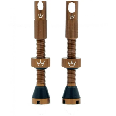 Obrázek Peatys X Chris King MK2 Tubeless Valves 1 pár bezdušové 42 mm bourbon Ventilky