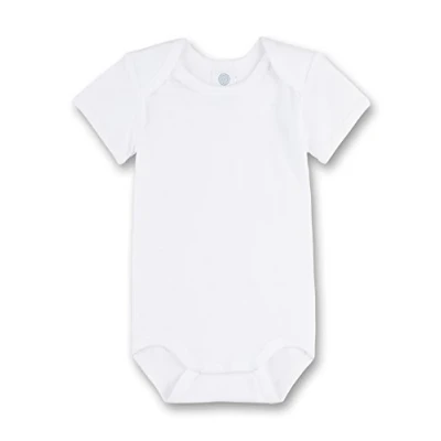 Obrázek Sanetta body s polovičním rukávem Vysoce kvalitní a udržitelné pro miminka z bio bavlny. Baby Body, bílá