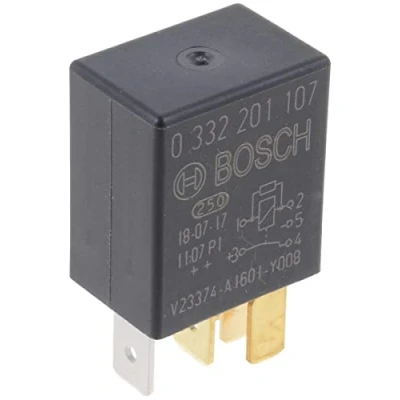 Obrázek Bosch 0332201107 mikro relé 12 V 30 A, IP5K4, provozní teplota 40 až 100, střídavé relé, 5pinové