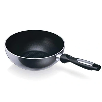 Obrázek Beka 13078204 Pro Induc antracitová mini wok pánev, uvnitř potažená hliníkem, 20 cm