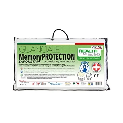 Obrázek V.I.P. Very Important Pillow Kopfkissen aus Memory Schaum mit Medizinprodukt, hergestellt in Italien, 48 x 78 12 cm