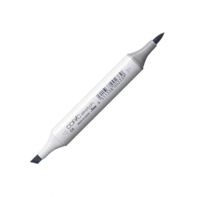 Obrázek COPIC Sketch Marker typ C 6, cool gray No. profesionální popisovač štětců, na bázi alkoholu, se super bush špičkou a středním hroadem
