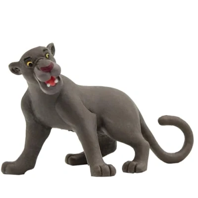 Obrázek Bullyland 12377 Figurka na hraní Panther Baghira z Walta Disney Kniha džunglí, cca 8,4 cm, věrná detailu, ideální jako malý dárek pro děti od 3 let