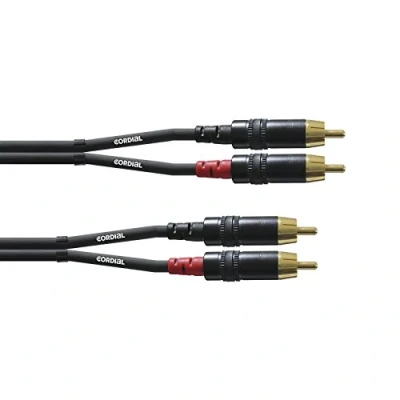 Obrázek CORDIAL Kabel AUDIO dvojitý RCA 60 cm Essentials
