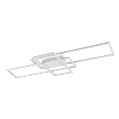 Obrázek Trio Leuchten LED stropní svítidlo Irvine 620010431, kov bílý matný, vč. 60 W LED, dálkové ovládání, stmívač, noční světlo