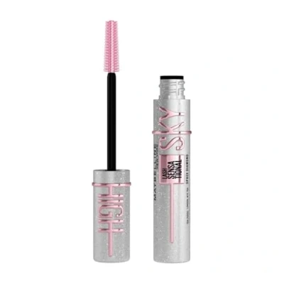 Obrázek Maybelline New York Lash Sensational Space Diamond, stříbrný třpytivý Topcoat pro oční make up, extrémní délka a plný objem, intenzivní vzhled, Sky High, 8 ml
