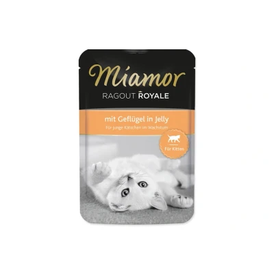 Obrázek Kapsička MIAMOR Ragout Kitten drůbeží v želé 100g