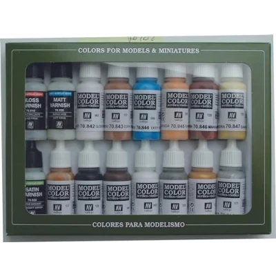 Obrázek Vallejo 070102 barevná sada, Folk Stone Specialist, 16 x 17 ml