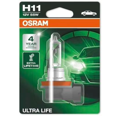Obrázek Halogenová žárovka do světlometů Osram Night Breaker Unlimited H11, 64211NBU, 12 V, bílá (bílá)