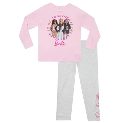 Obrázek Barbie Pyžamo Dívčí Děti Dívky, Růžová