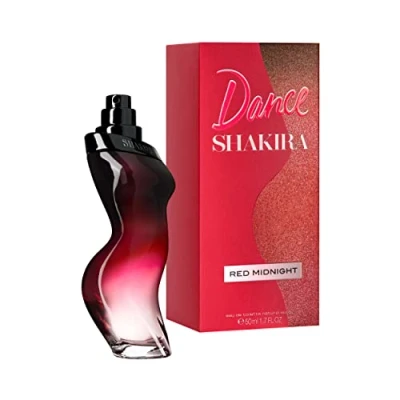 Obrázek Shakira Perfumes Dance Red Midnight by pro dámy dlouhotrvající elegantní, sexy a ženská vůně sladké silné tóny ideální den 50 ml