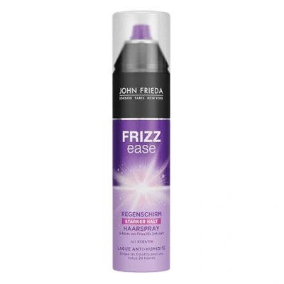 Obrázek John Frieda Frizz Ease deštník sprej na vlasy 1 balení (1 x 250 ml) 24h ochrana před vlhkostí vlasový pro nepoddajné s keratinem