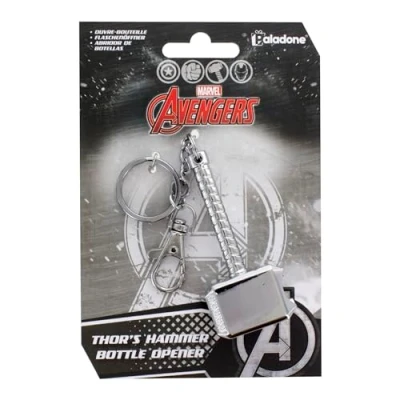 Obrázek Marvel Bottle Opener Avengers Thors Hammer otvírák na lahve, slitina, vícebarevný, 2 X 3 7 cm