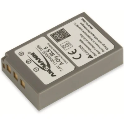 Obrázek ANSMANN Náhradní akumulátor pro a OLY BLS5 Li Ion Digicam 7,4 V/1050 mAh fotoaparát Olympus, druhá baterie ideální amatérské profesionální fotografy, 100% kompatibilní