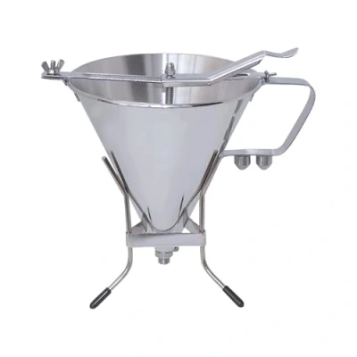 Obrázek De Buyer &#039;Kwik&#039; Trichter Kaffeebereiter Edelstahl mit Halterung 1,9l, 1,9 Liter, Silber