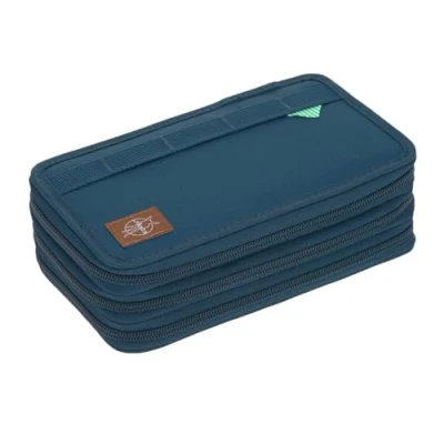 Obrázek LÄSSIG Federmäppchen befüllt 20 teilig / School Triple Pencil Case Unique Navy