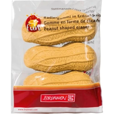 Obrázek Brunnen 102988601 mazací guma / arašídy Fun Collection (4 x 1,5 cm) sada 3 kusů