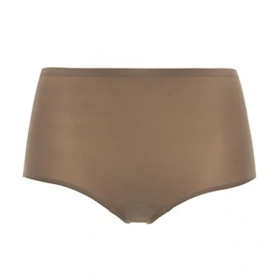 Obrázek Chantelle SOFTSTRETCH Bezešvé kalhotky s vysokým pasem Neoslňující slip, i pod úzkým oblečením, ultra pohodlné a lehké Druhá kůže spodní prádlo pro ženy Jednotná velikost od 36 do 44, Kapučíno