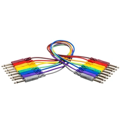 Obrázek HOSA CPP 845, nevyvážený propojovací kabel pro použití s modulárními syntetizátory a zvukovými moduly, 6,3 mm TS na TS, délka 1,5 m