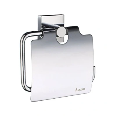 Obrázek Smedbo &quot;House&quot; verchromtem Toilettenpapierhalter mit Deckel, silber