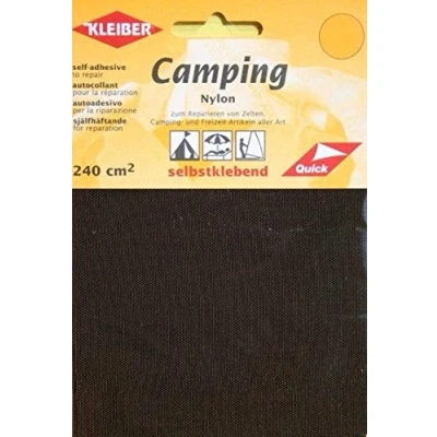 Obrázek Kleiber + Co.GmbH Camping Nylon samolepicí, hnědá, cca 10 cm x 12 cm, 2