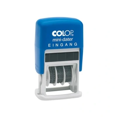 Obrázek Colop S160/L1 MiniDater 5 x 25 mm, 4 mm polštář červená/modrá vstup, 7 2 cm