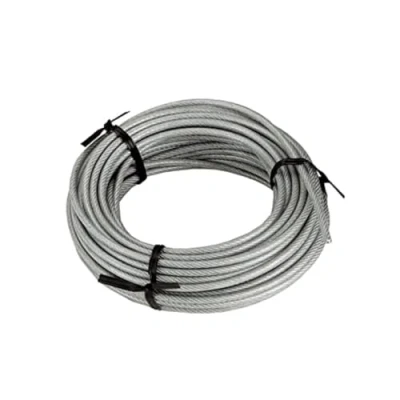 Obrázek Connex DY2701386 drátěné lano opláštěné plastovým trubem, 15 m x 3 4 mm, pozinkované