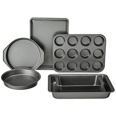Obrázek Amazon Basics Sada forem na pečení, nepřilnavý povrch, 6 kusů, 40,5 cm x 28,5 15