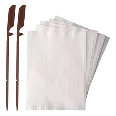 Obrázek FACKELMANN 2 Teefiltersticks + 40 Filterbeutel, Kunststoff, Weiß braun, Maße 10 x 7,5 cm, Länge der Sticks ca. 14,5 cm