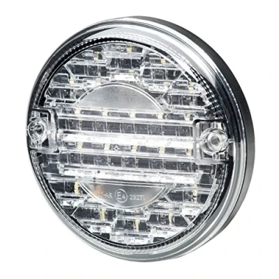 Obrázek HELLA VALUEFIT LED zpětný světlomet 24V / 12V montáž dvoubodové upevnění kabel: 310mm konektor: otevřené konce kabelů 2ZR 357 026 041, černý