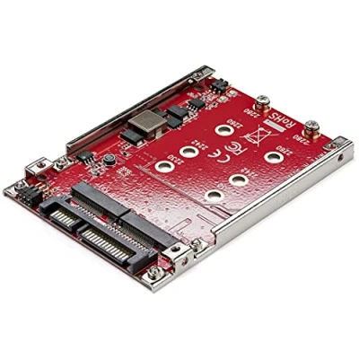 Obrázek StarTech.com M.2 auf SATA Adapter Dual Slot NGFF SSD für 2,5in Laufwerke RAID