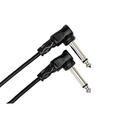 Obrázek Hosa CFS 106, Guitar Patch Cable, Molded Right angle to Same, 6 in