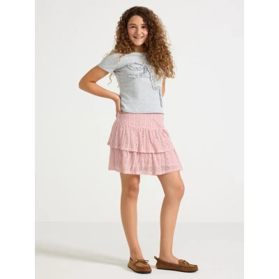 Obrázek Lindex Skirt Áčková sukně pro děti, Velikost: 128, Dusty pink