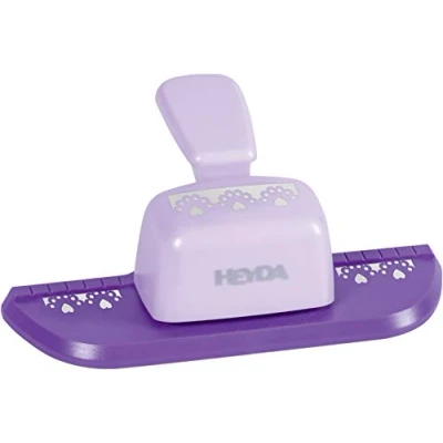 Obrázek Heyda 203687482 děrovačka na borduru Velikost motivu: cca 1,5 cm, motiv: srdce