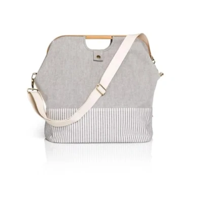 Obrázek Prym Canvas und Bambus (40,5 x 25 45 cm) Grau Reisetasche 1 Stück