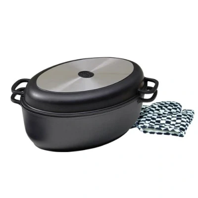 Obrázek Krüger 23040 Multi Bräter hliníkový odlitek s grilovacím víkem, 38 cm