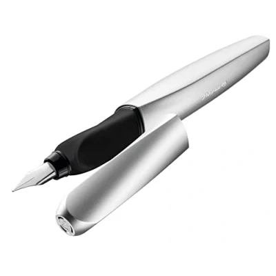 Obrázek Pelikan Twist plnicí pero, stříbrná