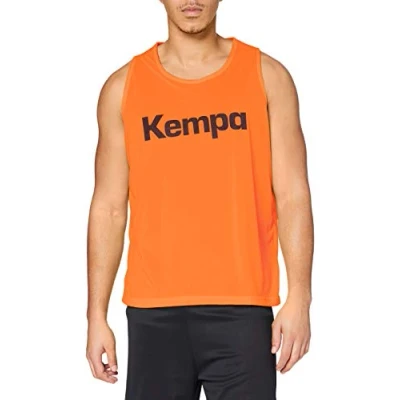 Obrázek Kempa FanSport24 Unisex Beklædning holdsport vinmarkeringskamigle značkovací košile, oranžová/zelená, M L EU
