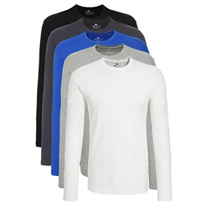 Obrázek Lower East tričko s dlouhým rukávem pánská bavlna I 5dílná sada Longsleeve pánské, rukávem, pánské pro muže, dlouhý rukáv, dlouhá košile,