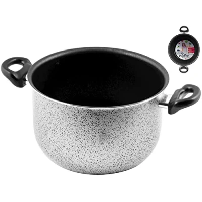 Obrázek Home Samočinná pánev, hliník, 20,7 litru, černá/šedá, 26 cm