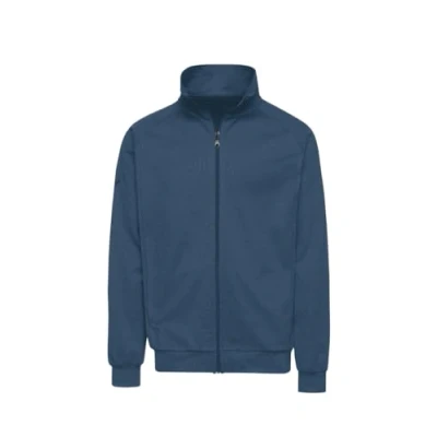 Obrázek Trigema Pánská raglánová bunda z kvalitní mikiny, Nightblue melanž, xl