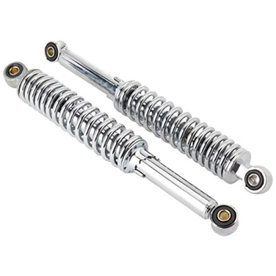 Obrázek Tlumič sada Univerzální Chrom 340 mm Motokola, mokick, moped