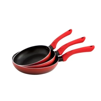 Obrázek Quid Set mit 3 Pfannen 20/24/28 cm Tokio, Metall, rot, 13.05