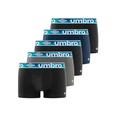 Obrázek Unterhosen Männer 100% Baumwolle, Boxershorts Herren, Hypoallergen (5er Pack), Schwarz/Blau/Grau, L