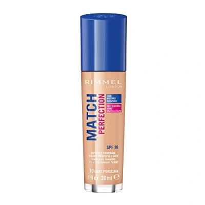 Obrázek Coty Rimmel London Match Perfection Foundation, 010 Light Porcelain, 30 ml